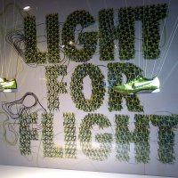 Nike Flyknit, una exhibición ultraligera